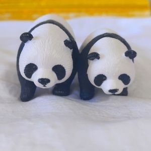 Panda Cute Cartoon Chinese Style Animal Figurines Micro Landscape Art Craftworks